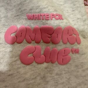 White Fox Boutique Gray Comfort Club Pants